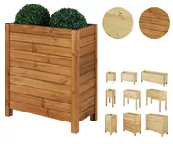 Donice - Wysoka Skrzynia na Donicę szer. 60cm Regulacja Dna RDS – Brązowa / Wamar-Sosenka - miniaturka - grafika 1