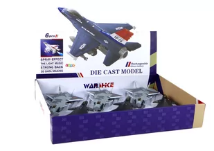 Model Samolotu Z Napędem Frykcyjnym Czarny Szary - Modele zdalnie sterowane - miniaturka - grafika 4
