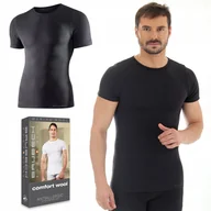 Koszulki męskie - BRUBECK SS11030 koszulka męska termo WEŁNIANA - XL - miniaturka - grafika 1