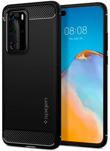 Spigen Etui Rugged Armor Huawei P40 Pro czarne 8809685629207 - Etui i futerały do telefonów - miniaturka - grafika 2