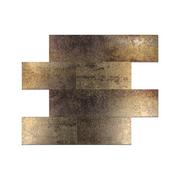 Panele ścienne i boazeria - Panel ścienny samoprzylepny dekoracyjny PCV Metal Gold Fllow - miniaturka - grafika 1