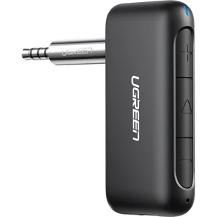 Ugreen Ugreen odbiornik dźwięku Bluetooth 5.0 audio AUX mini jack do samochodu czarny (70303) 70303 - Adaptery i przejściówki - miniaturka - grafika 5