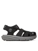 Buty dla chłopców - Timberland Sandały Motion Dune Fisherman TB0A6C420011 Czarny - miniaturka - grafika 1