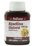 Witaminy i minerały - Kwas foliowy - 400 g, 107tab - miniaturka - grafika 1