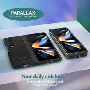 Spigen Caseology Parallax Sam Galaxy Z Fold5 Czarny/Matte Black ACS06225 - Etui i futerały do telefonów - miniaturka - grafika 6