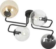 Lampy sufitowe - Lampa wisząca Orno BARI lampa wisząca, moc max.4x40W, E14, czarno-kolorowa mix - miniaturka - grafika 1