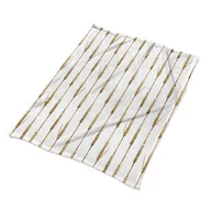 Koce - Do sypialni kocyk narzuta Złote zborze ze wzorem, Fabricsy - miniaturka - grafika 1