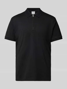 Koszulka polo o kroju regular fit z zamkiem błyskawicznym model ‘FAVE’ - Koszulki męskie - miniaturka - grafika 1