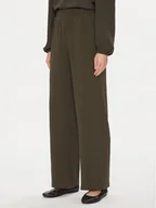 Spodnie damskie - Vero Moda Spodnie materiałowe 10302548 Szary Loose Fit - miniaturka - grafika 1