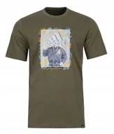 Koszulki męskie - KOSZULKA MĘSKA DOODLE GRAPHIC ADIDAS XL - miniaturka - grafika 1