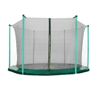 Akcesoria do trampolin - Aga Indoor siatka ochronna 305 cm na 8 prętów Czarna - miniaturka - grafika 1