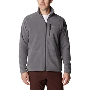 Męski polar Columbia Fast Trek II Full Zip city grey/shark zip - M - Kurtki męskie - miniaturka - grafika 1