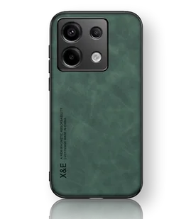 Etui X&E Leather do Xiaomi Redmi Note 13 Pro 5G - Zielony - Etui i futerały do telefonów - miniaturka - grafika 1