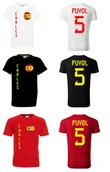 Koszulki sportowe męskie - Koszulka HISZPANIA CARLES PUYOL 3 JR - miniaturka - grafika 1