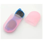 Akcesoria do okularów - Etui Futerał na okulary dla dzieci Różowe STHC-21S-B - miniaturka - grafika 1