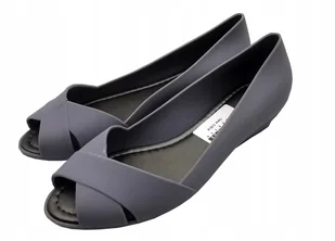 BUTY BALERINY LOFT37 lato guma SZARE *38 - Baleriny - miniaturka - grafika 1