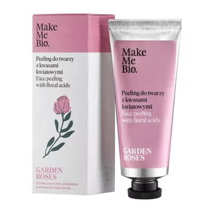 Make Me Bio Garden Roses peeling do twarzy z kwasami kwiatowymi 40ml - Peelingi i scruby do twarzy - miniaturka - grafika 1