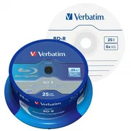 Nośniki danych - BD-R VERBATIM 25 GB 6x Pack Spindle 25  szt. - miniaturka - grafika 1