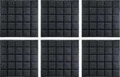 Inne akcesoria studyjne - DNA AM5 BK panel akustyczny zestaw 6 szt. czarny samoprzylepna pianka mata wygłuszająca - miniaturka - grafika 1