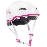 Kaski rowerowe - Modi Skateboardowy Raven F511 White/Pink M - miniaturka - grafika 1