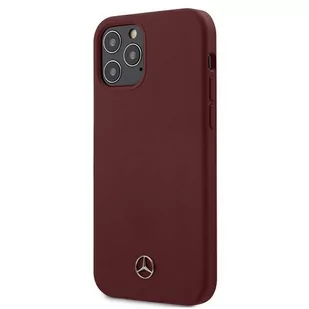Mercedes MEHCP12MSILRE iPhone 12/12 Pro 6,1" czerwony/red hardcase Silicone Line Mer006992-0 - Etui i futerały do telefonów - miniaturka - grafika 1