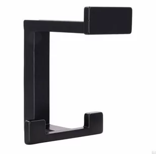 Wieszak ścienny 2324 32 Metalowy Czarny Mat - Wieszaki i stojaki - miniaturka - grafika 1