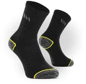 Skarpety termoaktywne - Skarpety bawełniano-poliestrowe VM FOOTWEAR, rozm. 43-46, 3 pary, czarno-szare - miniaturka - grafika 1