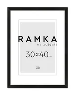 Ramki na zdjęcia - Ramka na zdjęcia 30x40 cm Czarna - miniaturka - grafika 1