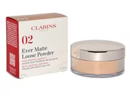 Pudry do twarzy - Clarins Ever Matte Puder Sypki 15 g - Nr 02 Universal Medium - miniaturka - grafika 1