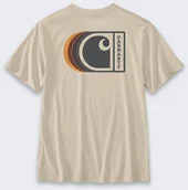 Koszulki męskie - Koszulka Carhartt C Graphic OAT MILK - miniaturka - grafika 1