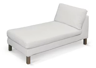 Dekoria pl pl Pokrowiec na szezlong Karlstad wolnostojący krótki kremowa biel 80 x 160 x 80 cm Etna 732-705-01 - Pokrowce na meble - miniaturka - grafika 1