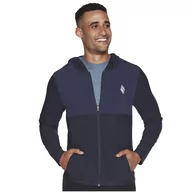 Swetry męskie - Bluza dresowa sportowa męska Skechers Ultra Go Lite Full Zip Hoodie - miniaturka - grafika 1