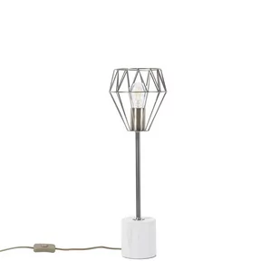 Beliani Lampa stołowa mosiężna MOONI duża - Lampy stojące - miniaturka - grafika 1