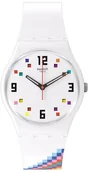 Zegarki damskie - Zegarek Swatch SO28W700 MERRY-GO-ROUND SQUARES - - miniaturka - grafika 1