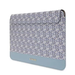 Etui Guess Sleeve GUCS16HGCFSEB laptopy do 16 cali GCube Stripes niebieski/blue - Etui i futerały do telefonów - miniaturka - grafika 3