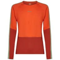 Koszulki sportowe męskie - Męska koszulka Icebreaker Men Merino 200 Oasis+ LS Crewe Rozmiar: M / Kolor: pomarańczowy - miniaturka - grafika 1