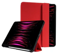 Etui do tabletów - Crong FlexFolio do iPad Pro 11'' 2022-2021 / iPad Air 11” M2 2024 / iPad Air 10.9” 5-4 gen. z funkcją Apple Pencil czerwony CRG-FXF-IPD112-RED - miniaturka - grafika 1