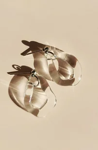 Nieregularne kolczyki szklane Amorphic - Kolczyki - miniaturka - grafika 1