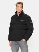 Kurtki męskie - Guess Jeans Kurtka zimowa M4BL20 WGII2 Czarny Regular Fit - miniaturka - grafika 1