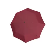 Parasole - Parasol damski Knirps T.200 Medium Duomatic 2Cross wiatroodporny z filtrem UV - miniaturka - grafika 1