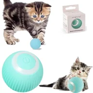 Zabawki dla kotów - Uciekająca interaktywna elektryczna piłka zabawka dla kota LED - miniaturka - grafika 1