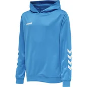 Bluzy damskie - Hummel bluza poliestrowa sportowa Promo Kids Poly Hoodie r. 152 - miniaturka - grafika 1
