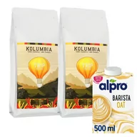 Kawa - ZESTAW - Kawa ziarnista Trip Coffee Kolumbia 2x1kg + ALPRO Barista Oat - Owsiany 500 ml - miniaturka - grafika 1