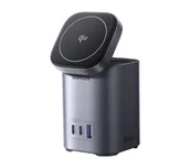 Ładowarki do telefonów - UGREEN 2w1 X555 USB + 2x USB-C 65W, GaN Czarny - miniaturka - grafika 1