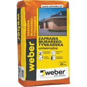 Zaprawy budowlane - Zaprawa murarsko-tynkarska 25 kg WEBER - miniaturka - grafika 1