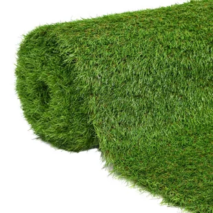 vidaXL Sztuczny trawnik, 1x10 m; 30 mm, zielony - Sztuczne kwiaty - miniaturka - grafika 1