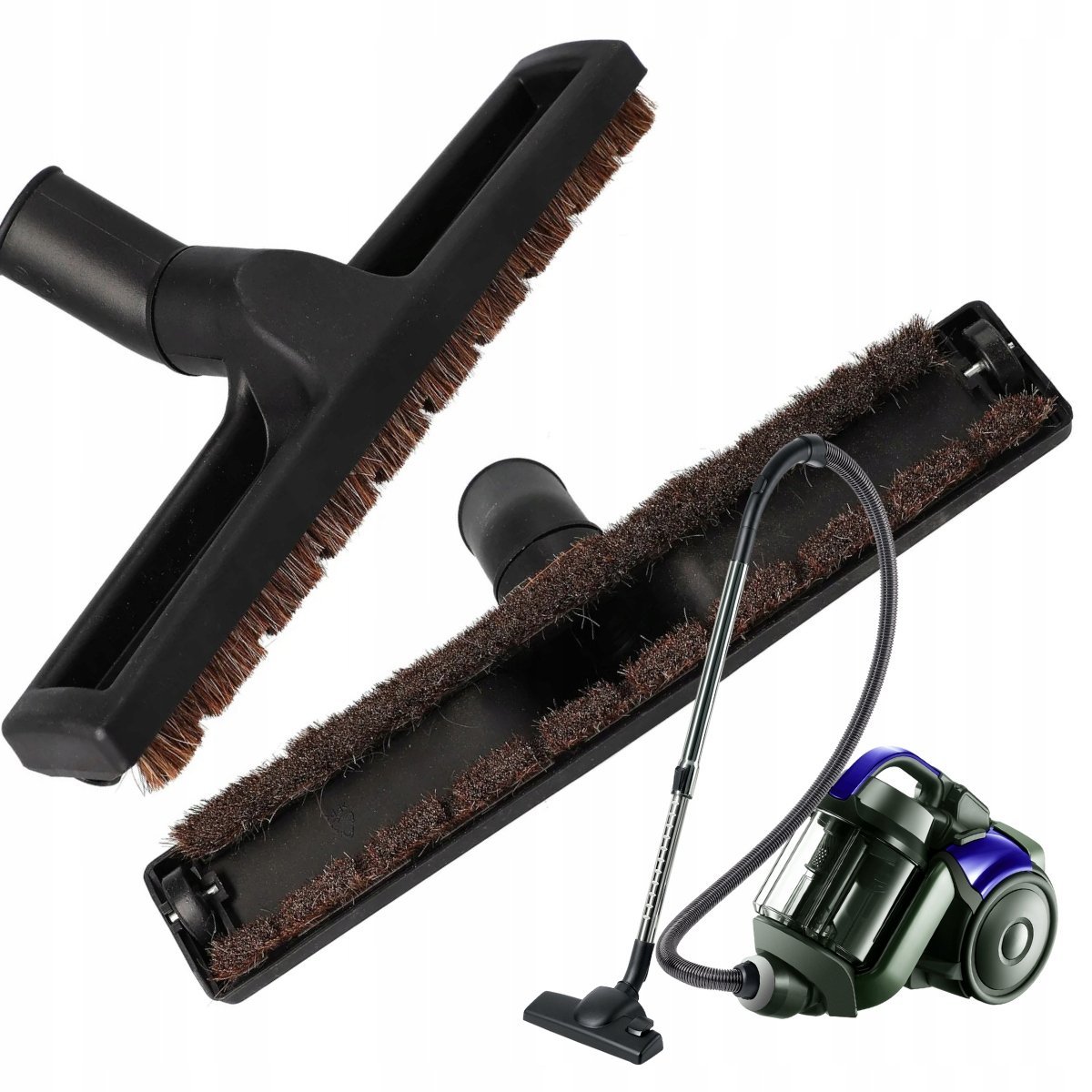 UNIWERSALNA SSAWKA SZCZOTKA DO ODKURZACZA PANELI PARKIETU NATURALNE WŁOSIE