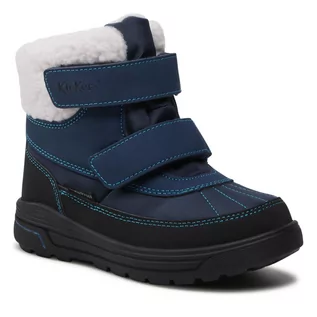 Buty dla chłopców - Śniegowce KICKERS - Kickbeddy 910760-30 S Marine 10 - grafika 1