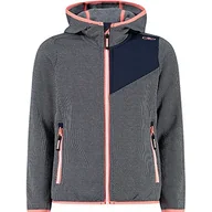 Kurtki i płaszcze dla dziewczynek - CMP - Kid G Jacket Fix Hood, Girl, B.Blue-Ice, 140 - miniaturka - grafika 1