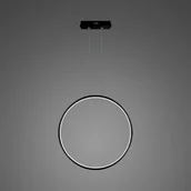 Lampy sufitowe - Lampa wisząca Ledowe okręgi No.1 X Φ60cm czarny in 4k ściemnialna Altavola Design - miniaturka - grafika 1